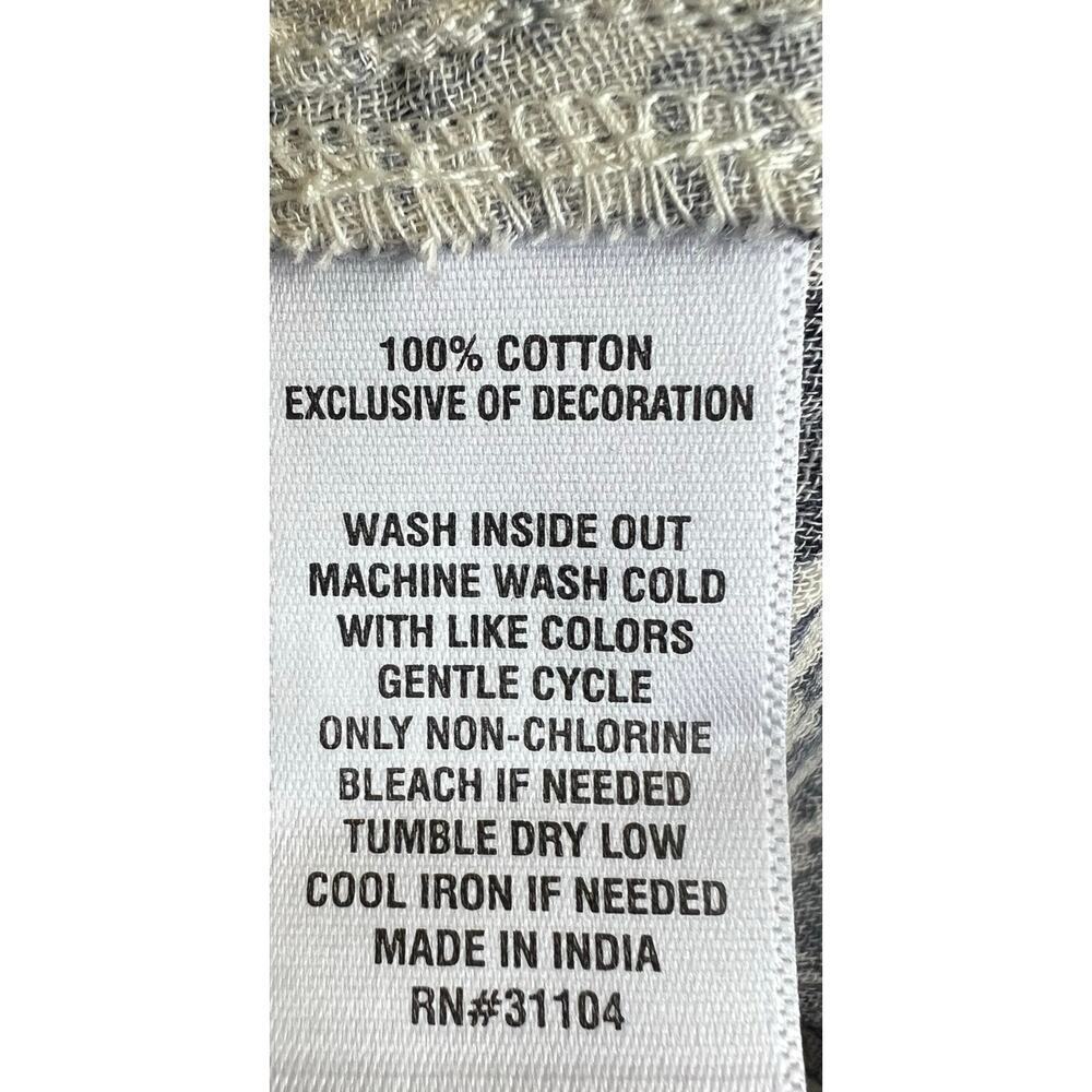 Wonderly Blue Patchwork Pattern Smocking Dolman S… - image 5